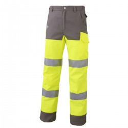 Pantalon Luklight Haute Visibilité Jaune & Vert nature - Fin de Série