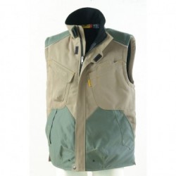 Gilet de travail sans manche OUTFORCE 2R beige