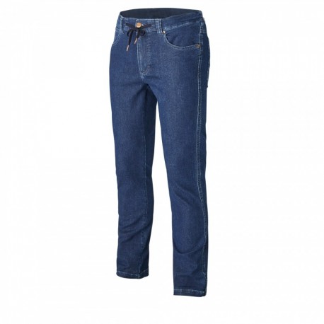 Pantalon Service & Cuisine Stretch Molleton Jean Denim Bleu Chill