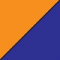 Oranje fluo & marineblauw